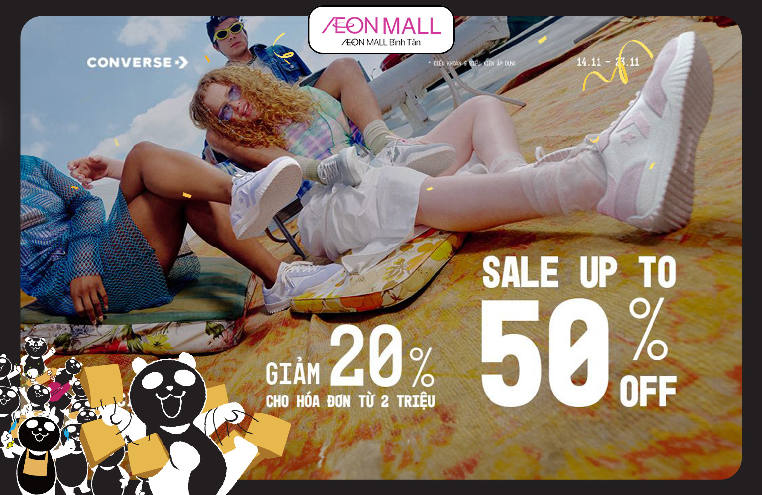 Giảm 20% cho hoá đơn từ 2 triệu