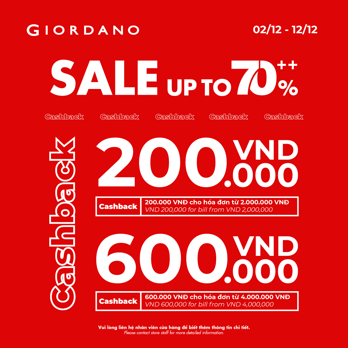 GIORDANO | SALE UP TO 70%