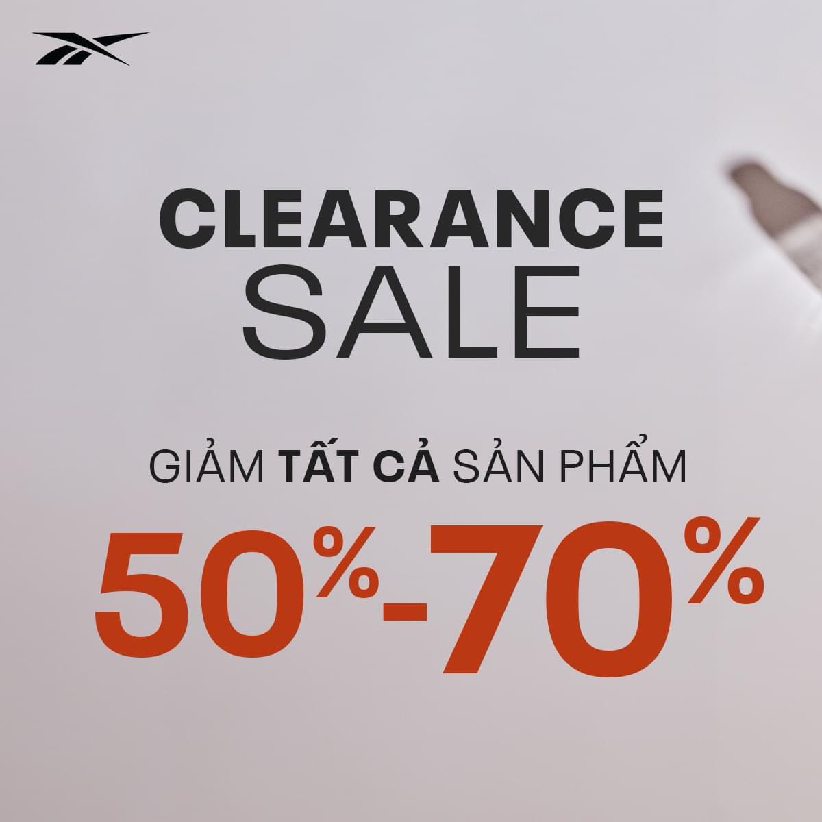 REEBOK | CLEARANCE SALE 50% - 70% OFF ALL ITEMS