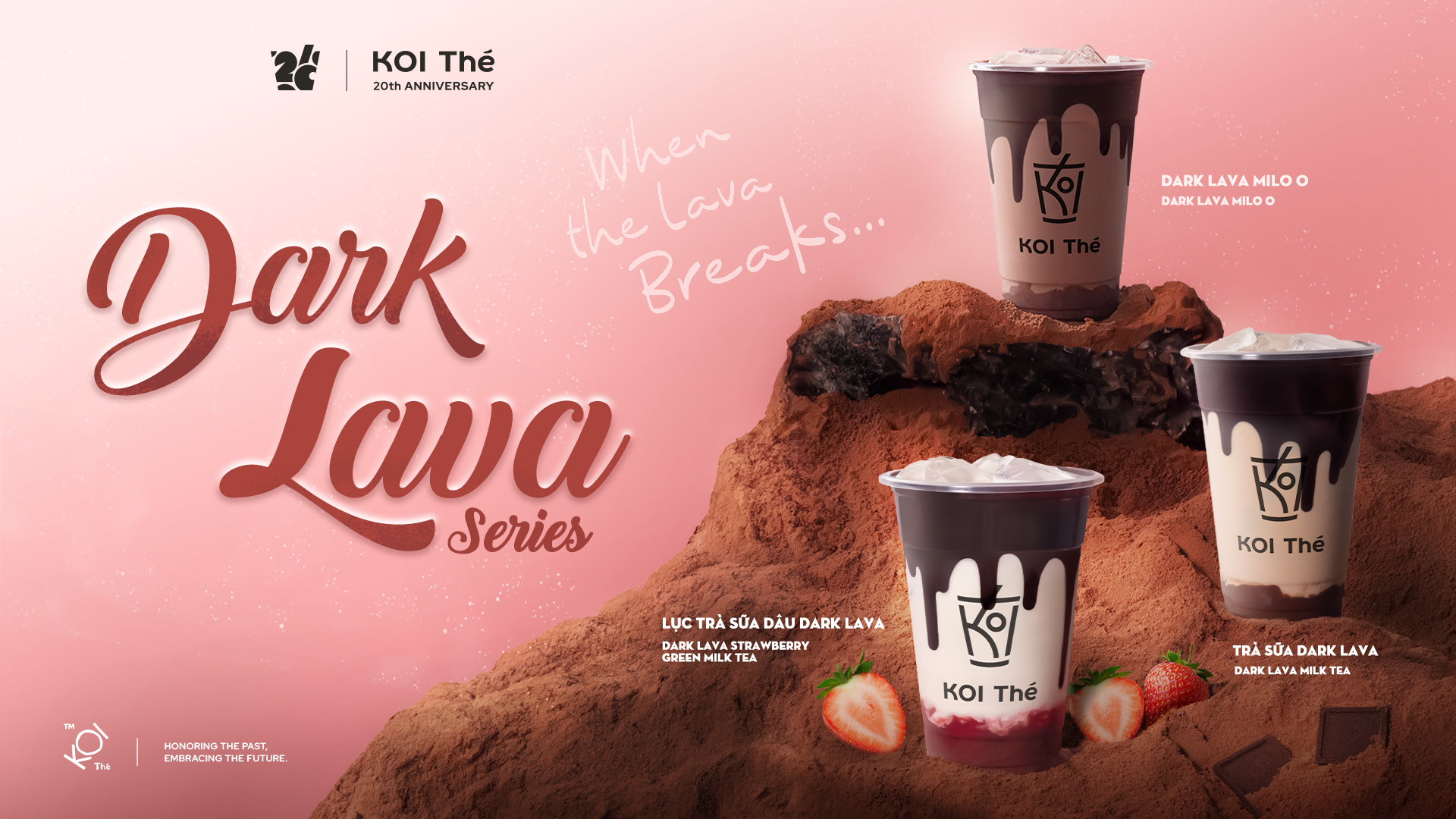 Sau một hành trình dài, những dòng dung nham đen bắt đầu chuyển mình, cũng là lúc hương vị trỗi dậy mạnh mẽ hơn bao giờ hết.