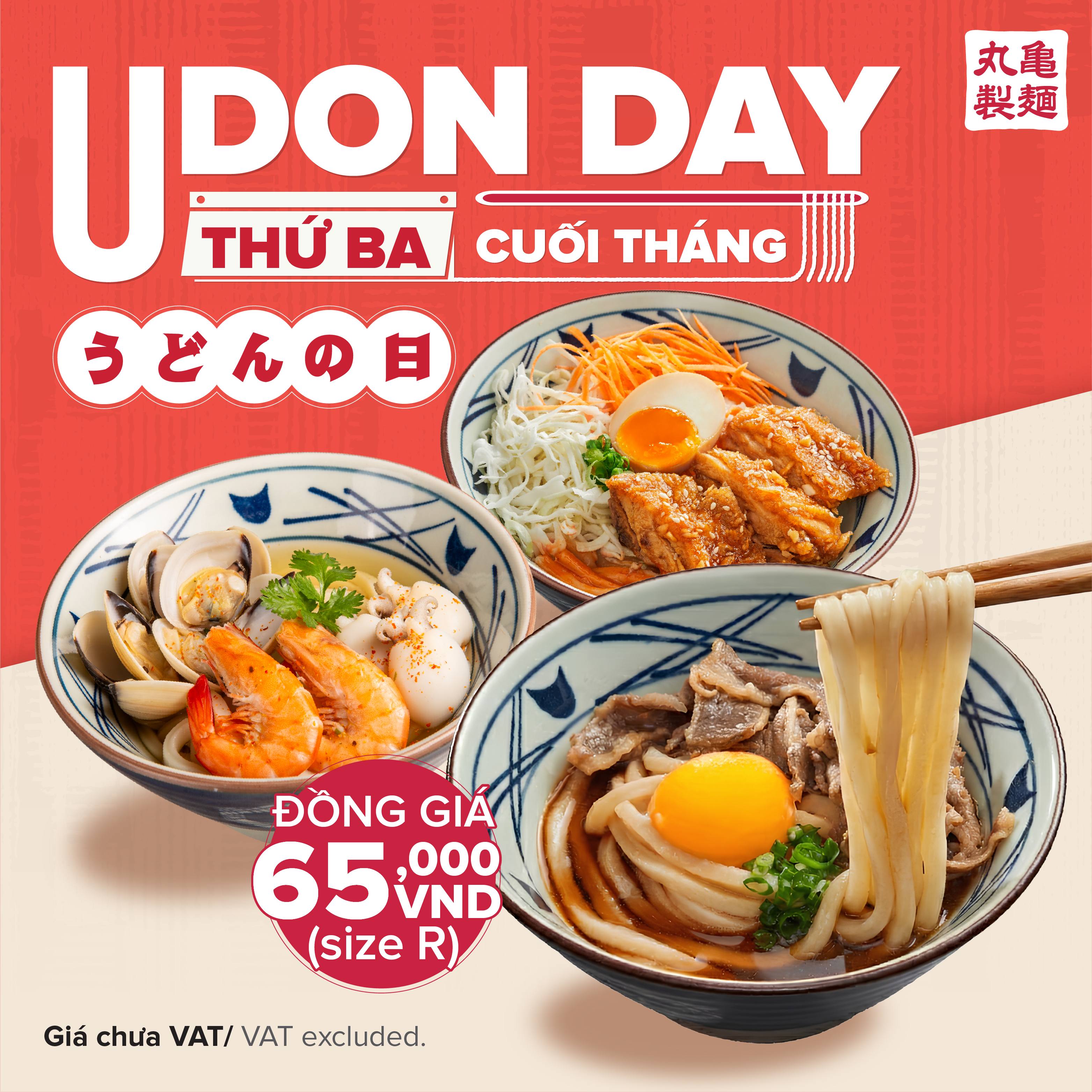 UDON DAY – THỨ BA CUỐI THÁNG!