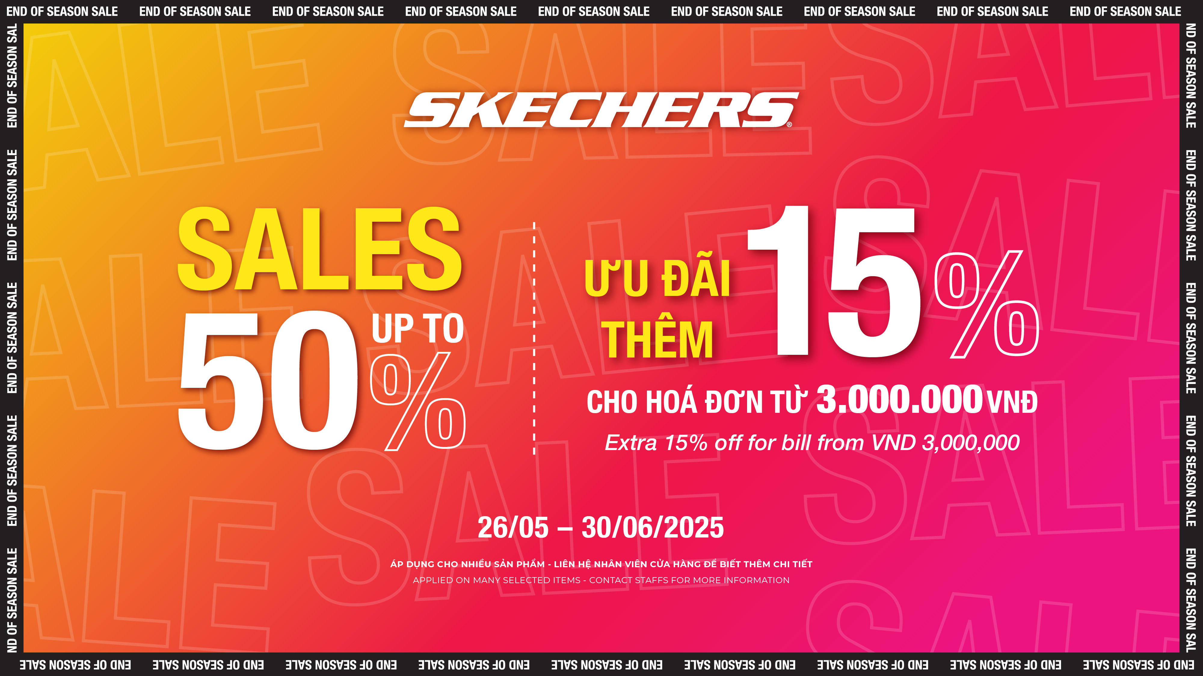 SKECHERS SALE HÈ RỰC CHÁY, CHẠM NGAY DEAL HOT!