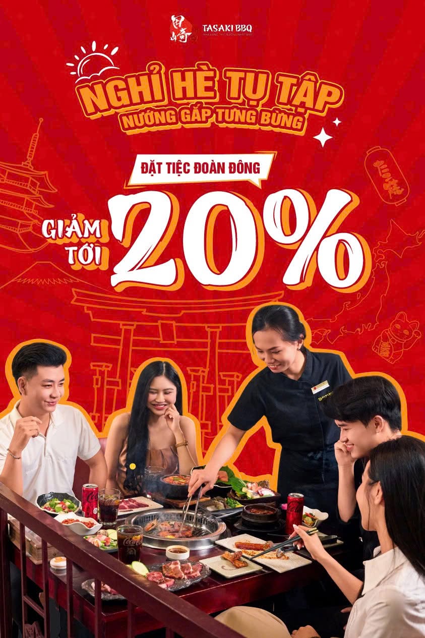 NGHỈ HÈ TỤ TẬP - NƯỚNG GẮP TƯNG BỪNG