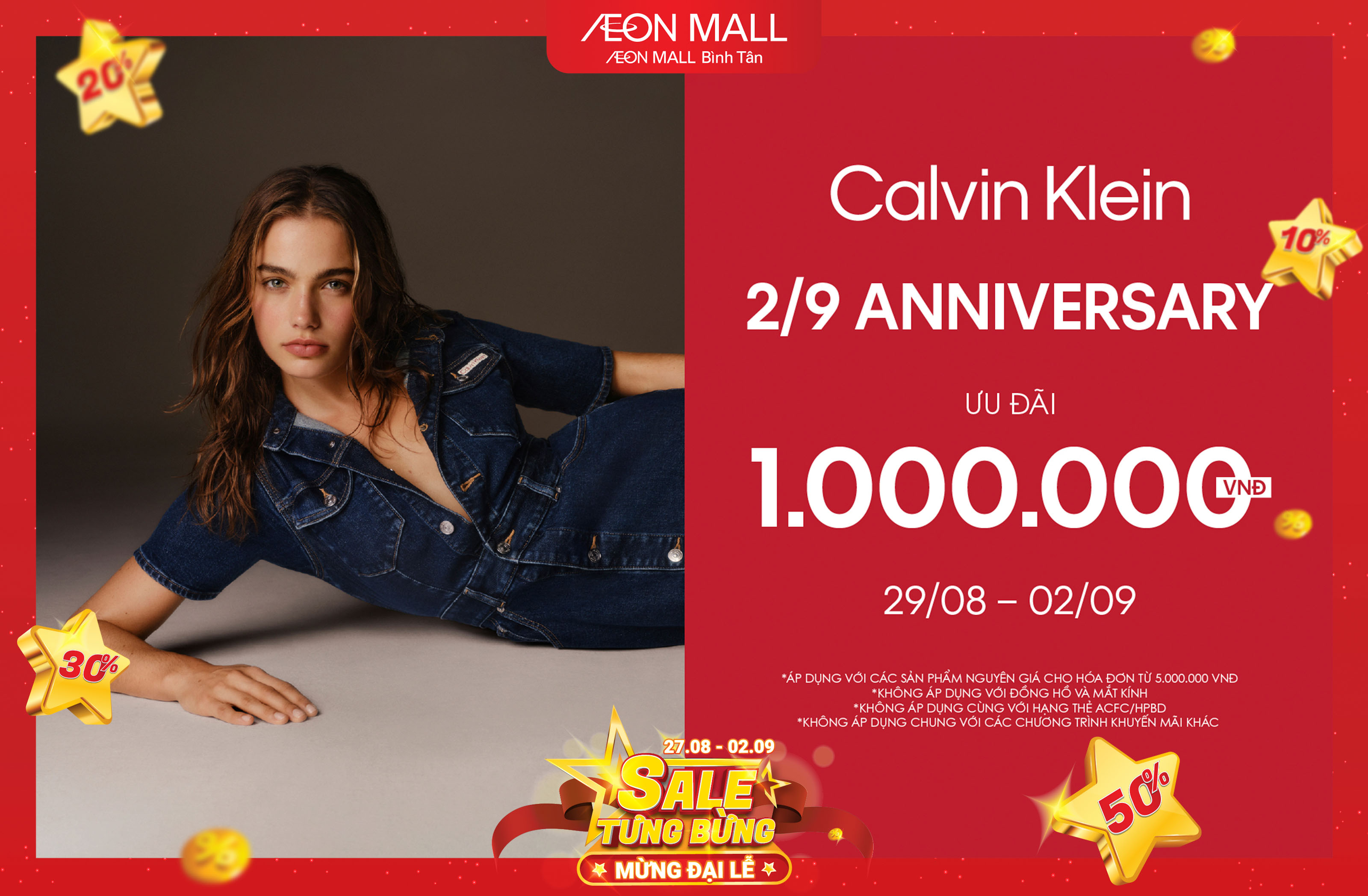 CALVIN KLEIN | 2/9 ANNIVERSARY - ƯU ĐÃI 1.000.000 VNĐ