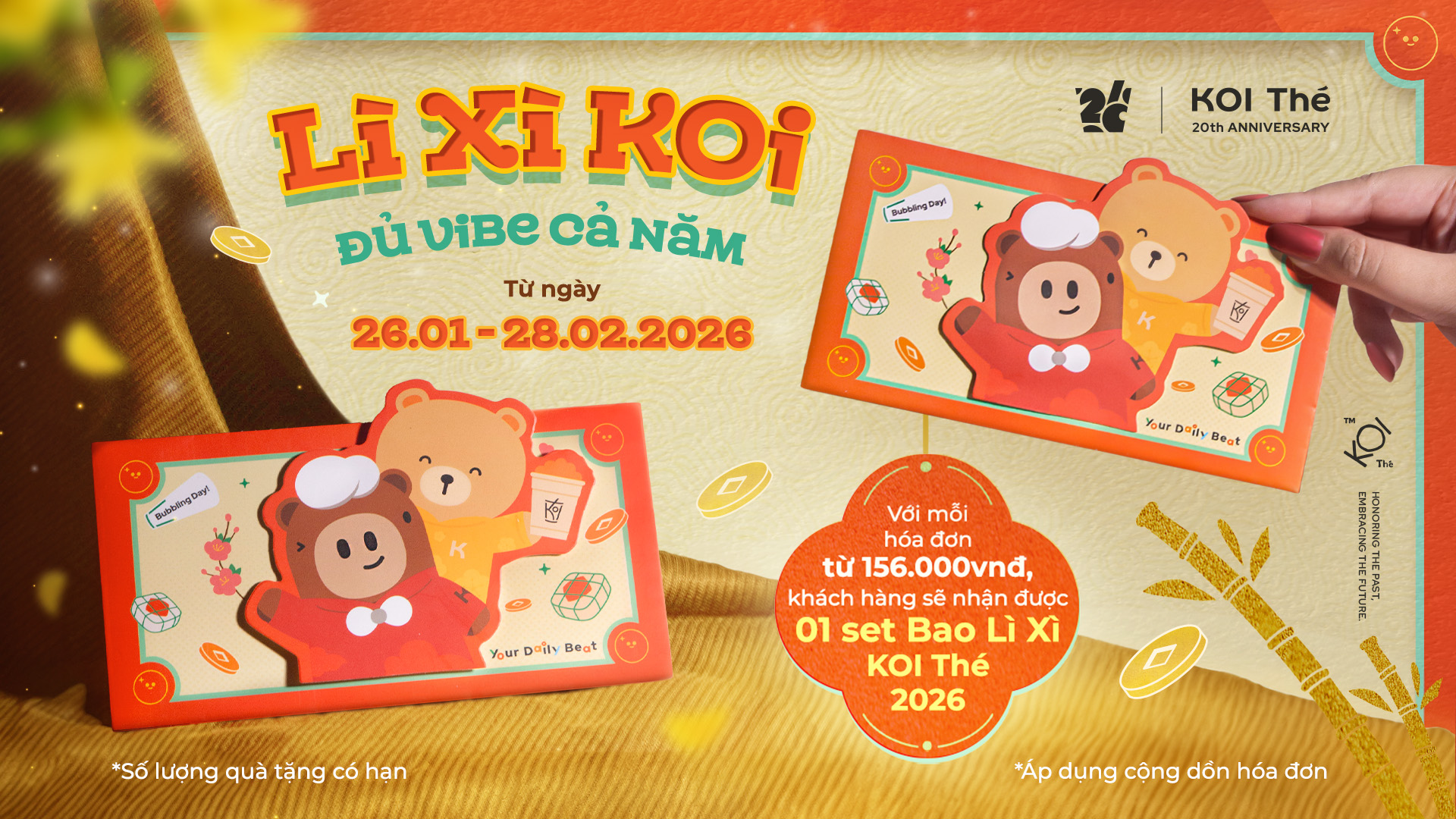 LÌ XÌ KOI, ĐỦ VIBE CẢ NĂM