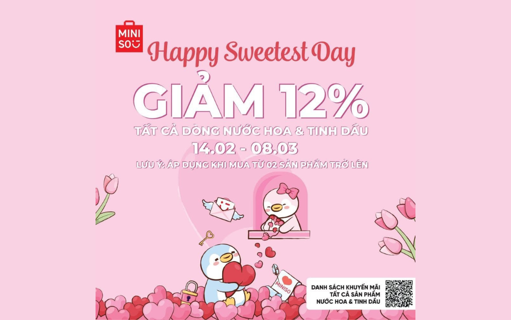 HAPPY SWEETEST DAY-KHUYẾN MÃI NƯỚC HOA & TINH DẦU