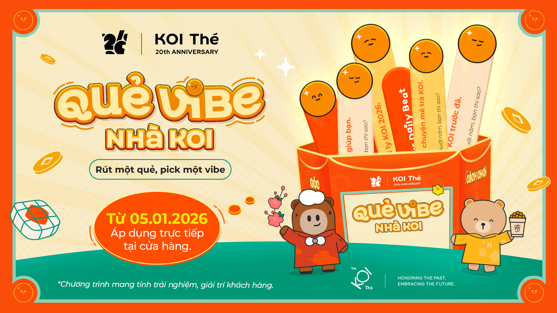 Đầu năm, nhà KOI gửi bạn một trải nghiệm nhỏ xinh để khởi động năm mới thật nhẹ nhàng ✨