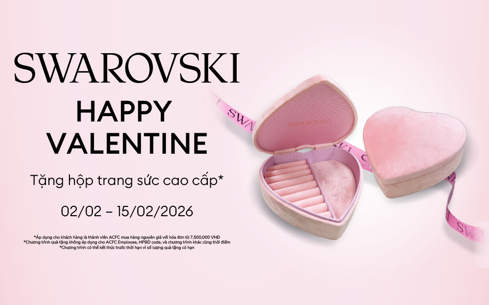 SWAROVSKI | HAPPY VALENTINE - TẶNG HỘP TRANG SỨC CAO CẤP