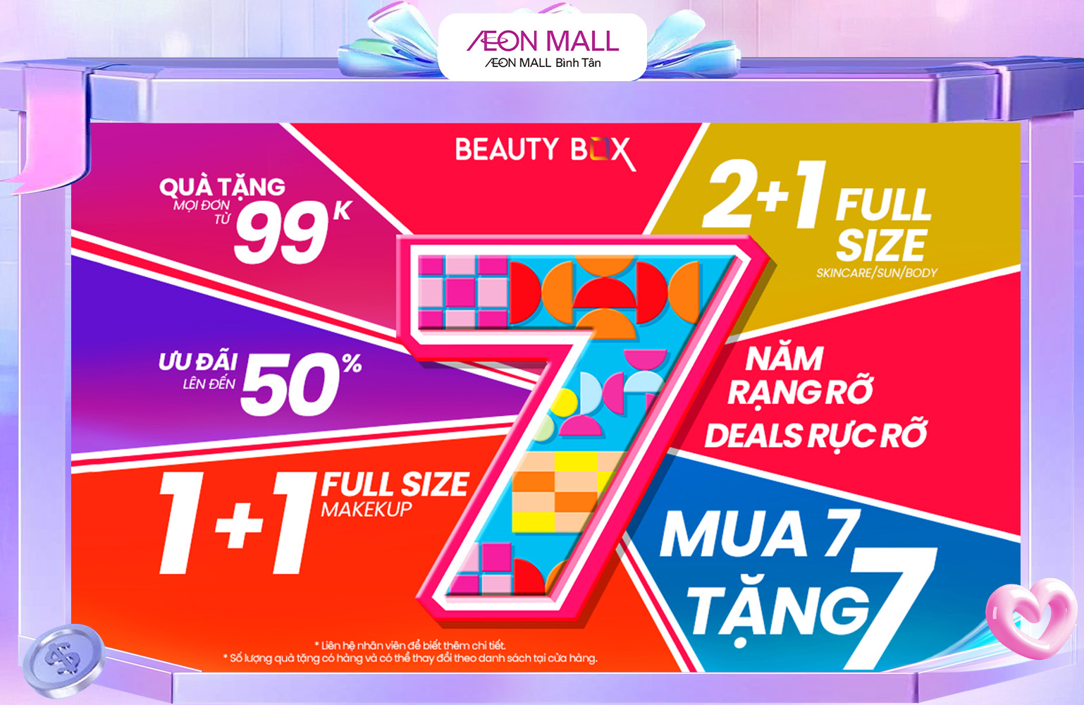 7 NĂM RẠNG RỠ – DEALS RỰC RỠ CÙNG BEAUTY BOX!