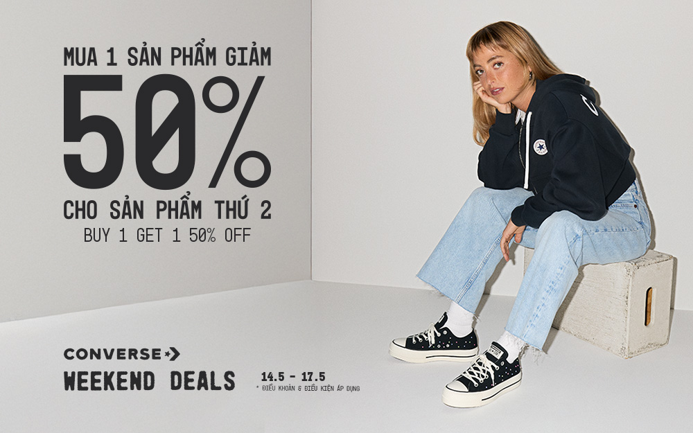 MÙA HÈ NÓNG 1, DEAL CONVERSE NÓNG 10!