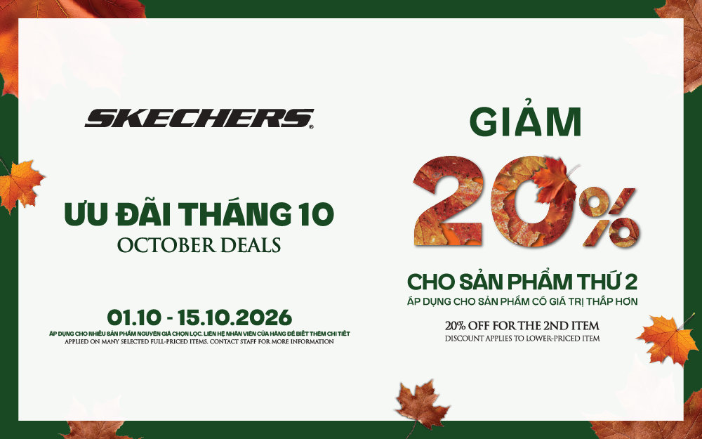 OCTOBER DEALS – MUA THÊM, ƯU ĐÃI THÊM