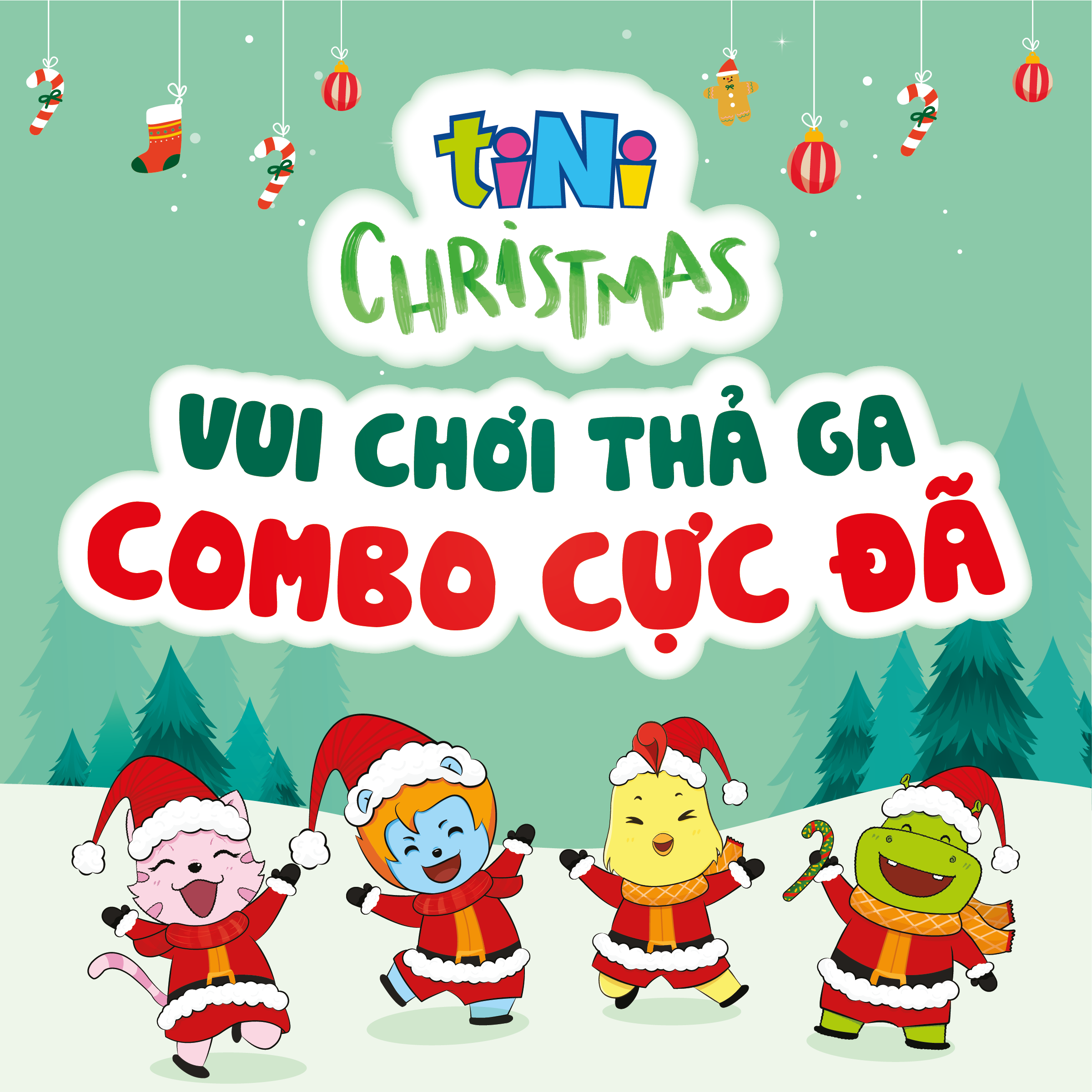 ĂN NGON CHƠI VUI HẾT MÌNH VỚI COMBO GIÁNG SINH TẠI TINIWORLD AEON MALL BÌNH TÂN