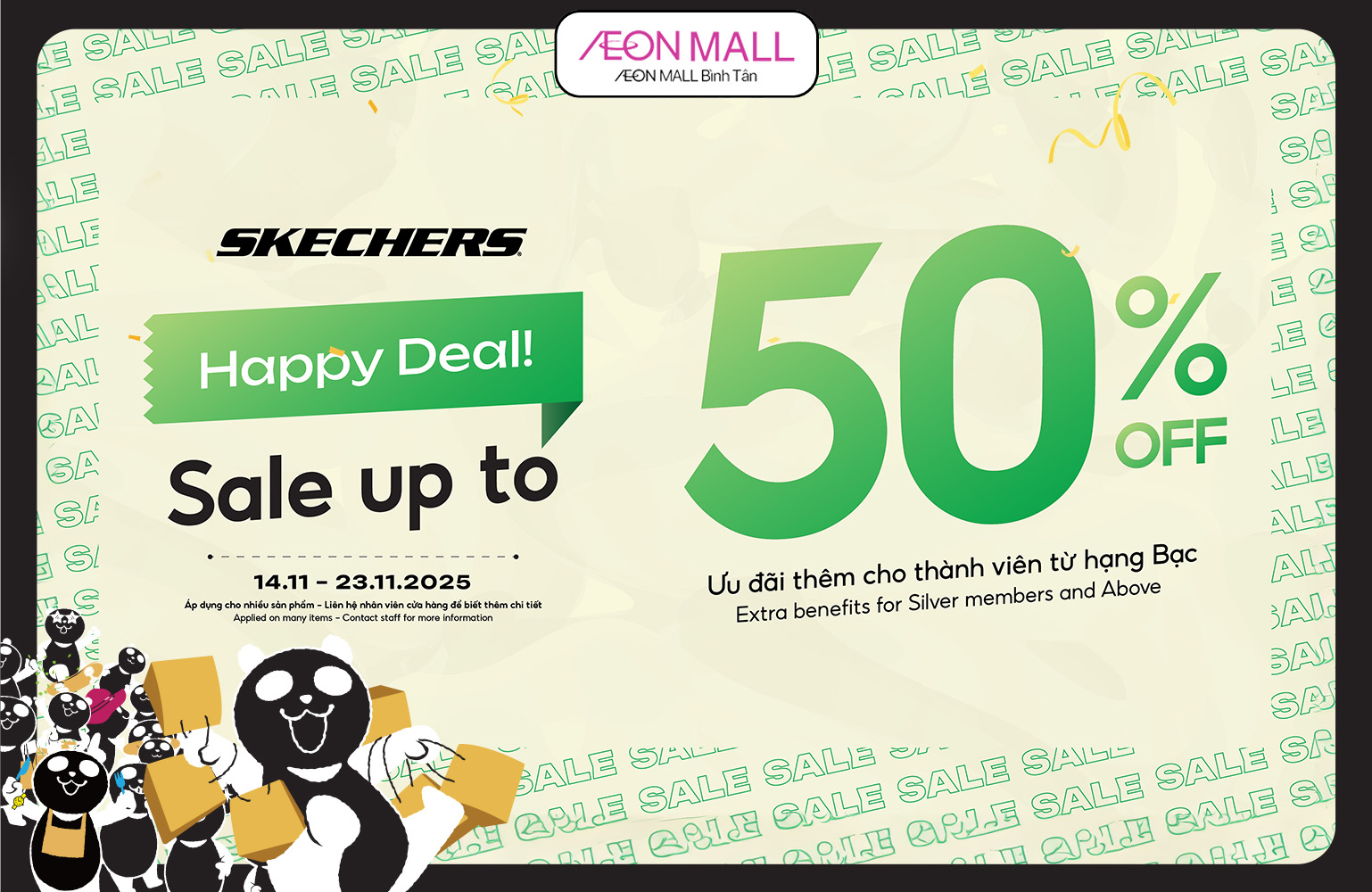 HAPPY DEAL! | SALE UP TO 50% OFF