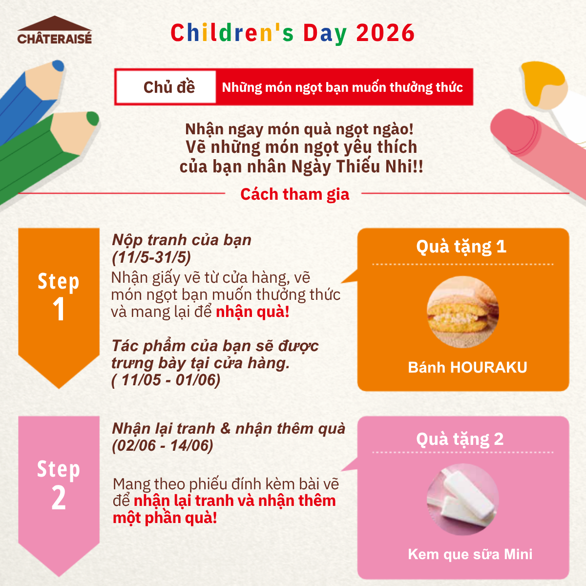 Vui Childen’s Day tại Châteraisé