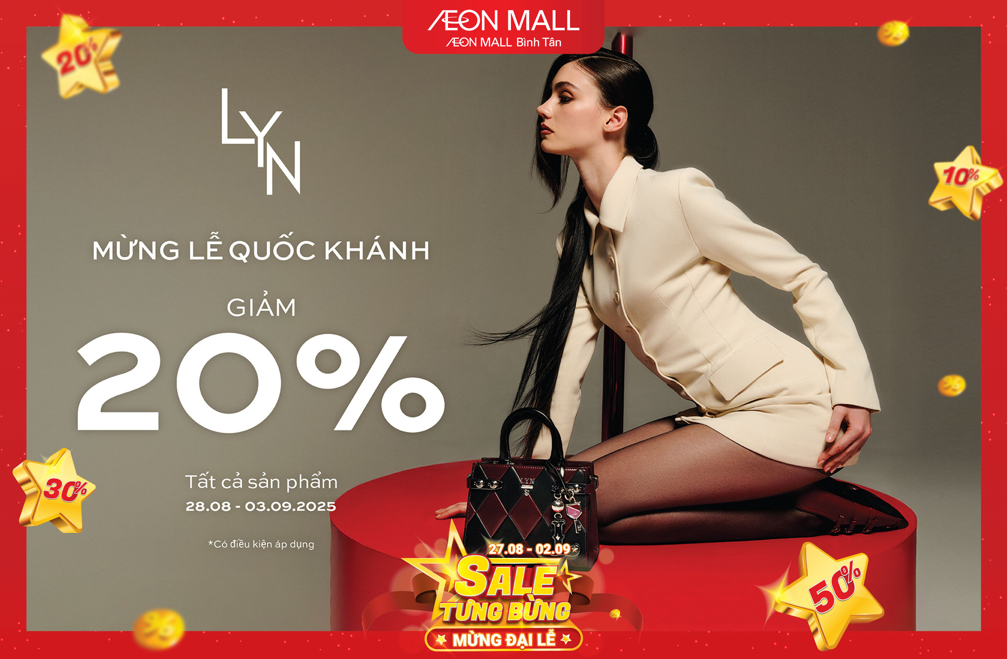 MỪNG LỄ QUỐC KHÁNH – GIẢM 20% TẤT CẢ SẢN PHẨM