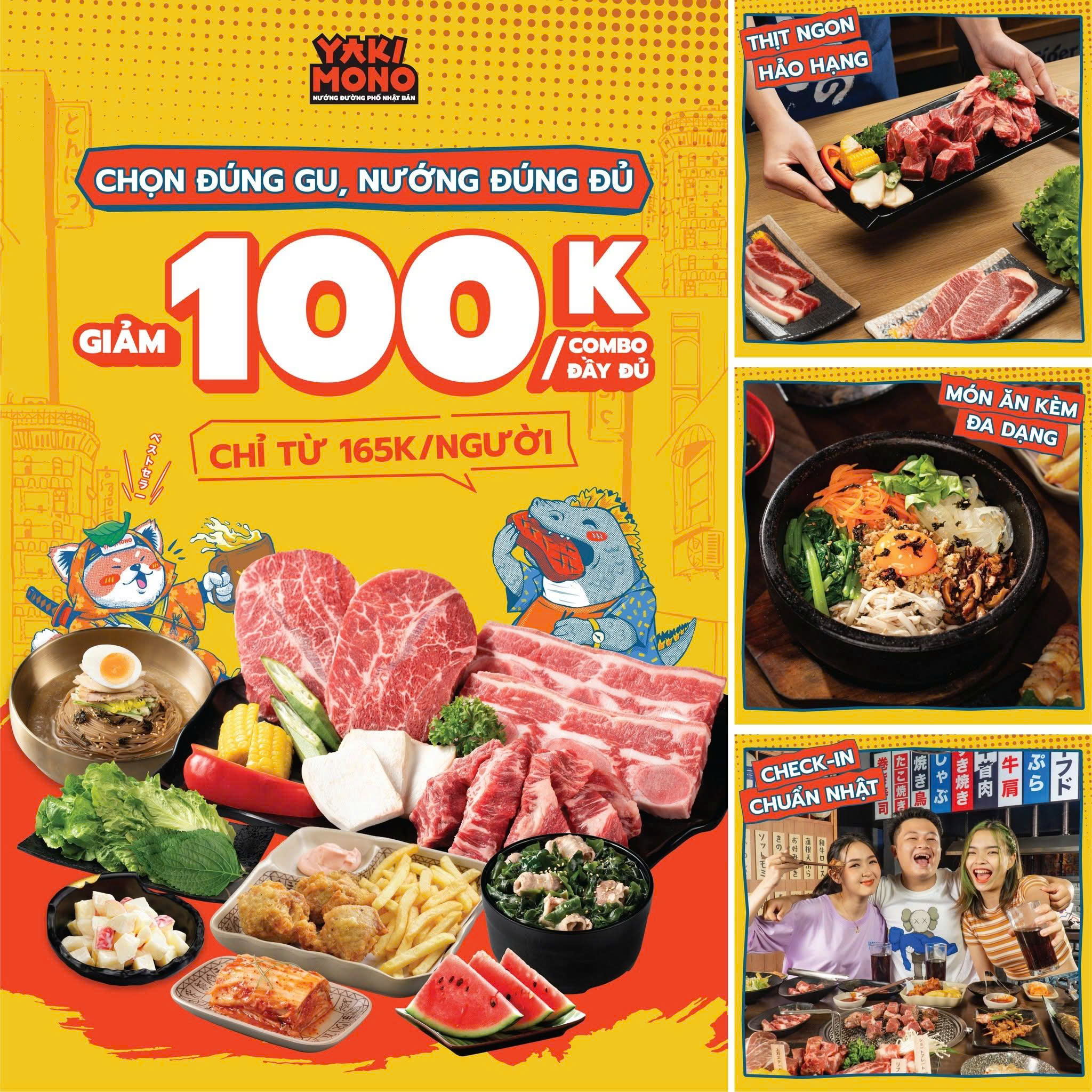 LÊN KÈO NƯỚNG, NHẬN NGAY MÃ GIẢM 100K/COMBO ĐẦY ĐỦ