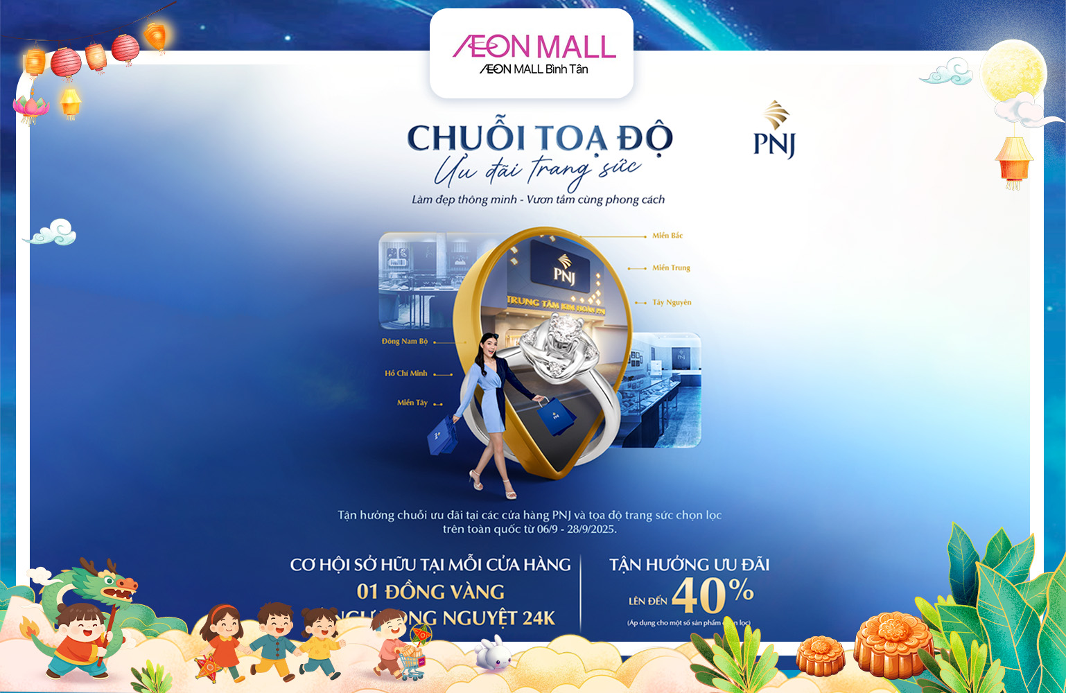 Cùng PNJ tận hưởng chuỗi ưu đãi Trang sức trong tháng 9 này