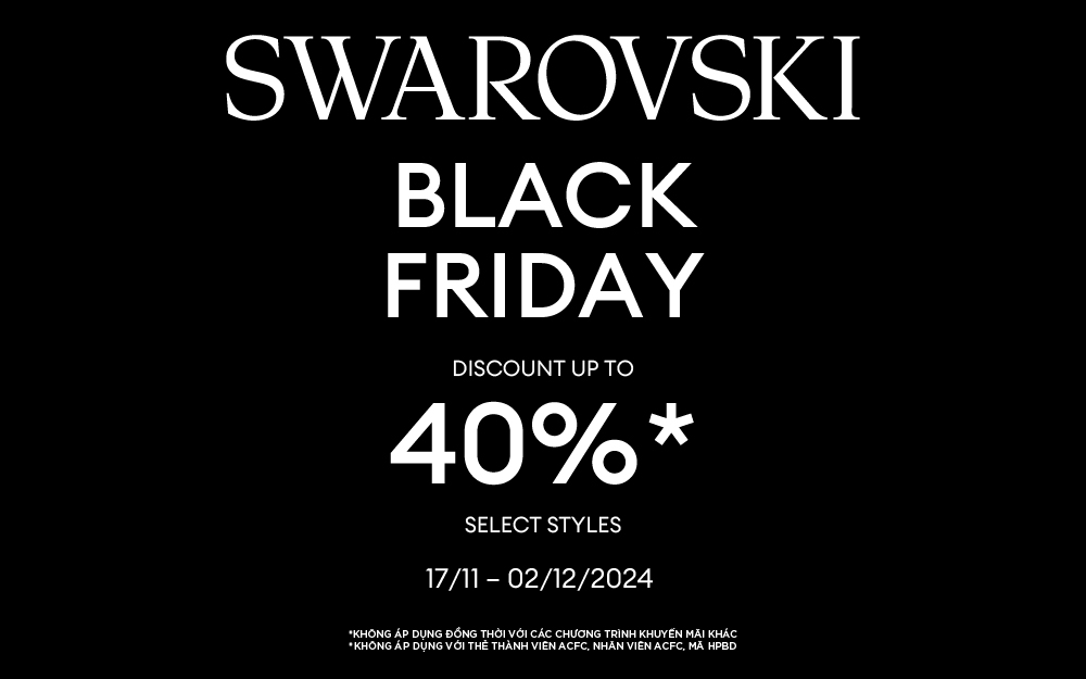 SWAROVSKI - BLACK FRIDAY UP TO 40% MANY ITEMS