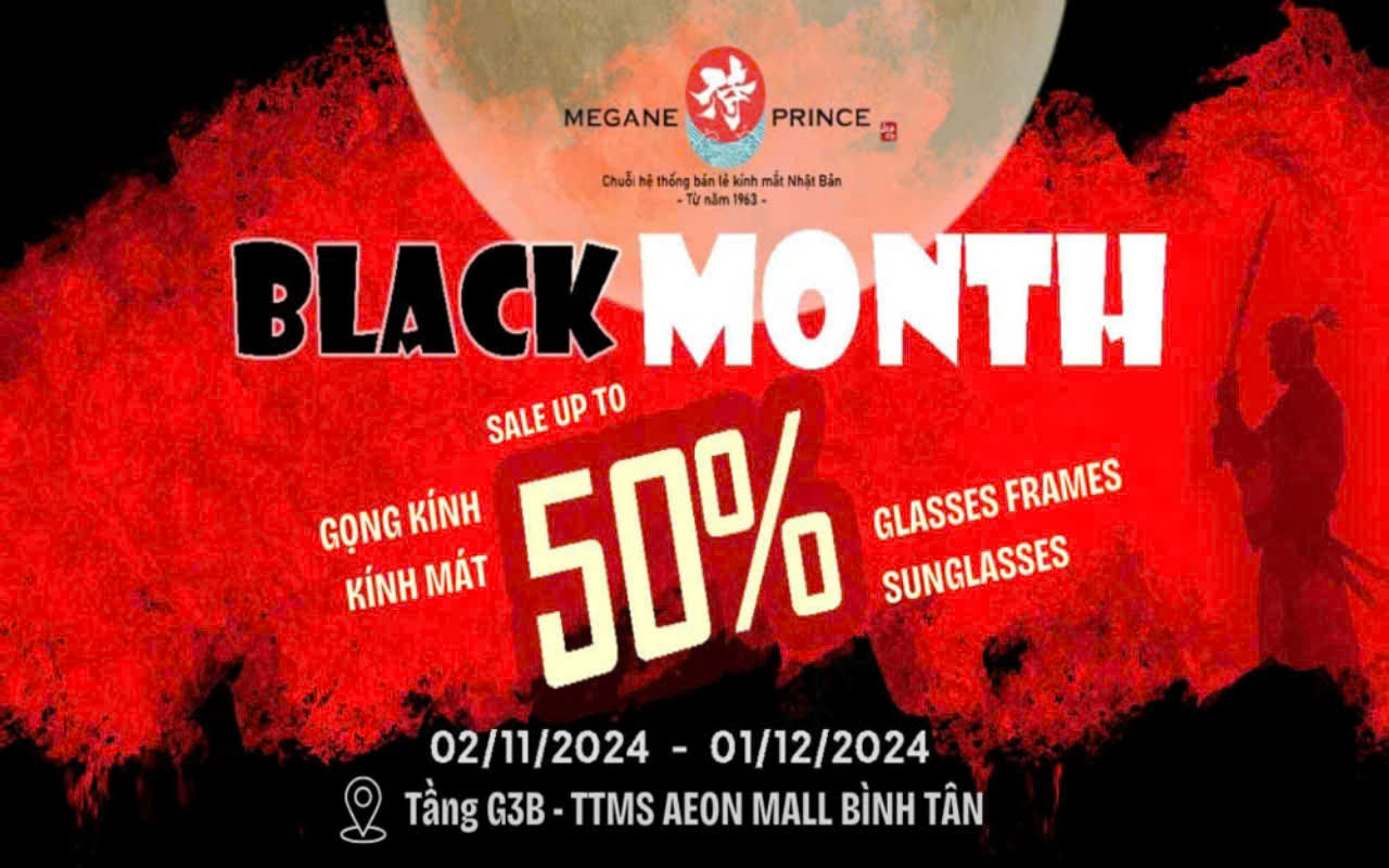 BÙNG NỔ BLACK MONTH – THÁNG 11 VỚI ƯU ĐÃI SIÊU KHỦNG TẠI MEGANE PRINCE