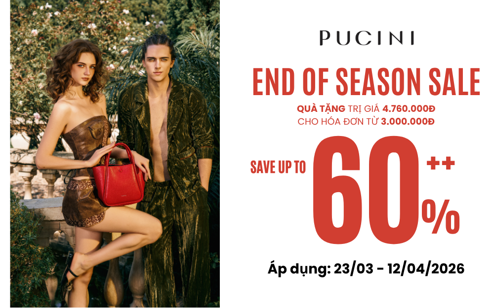 ĐẠI TIỆC CUỐI MÙA - ƯU ĐÃI CHƯA TỪNG CÓ TẠI PUCINI