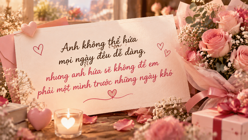Những lời chúc 20/10 chân thành thay lời cảm ơn và yêu thương dành cho người yêu