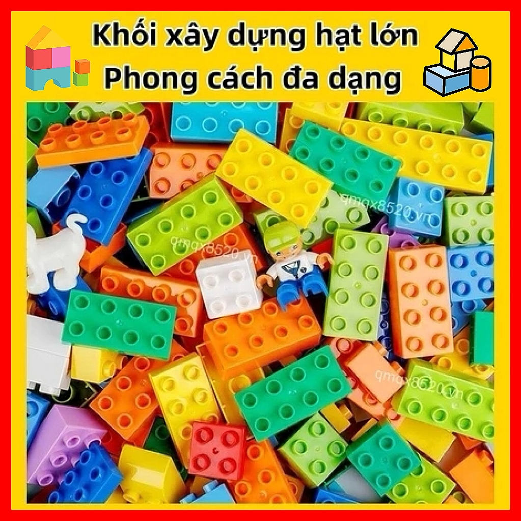 Bộ xếp hình nhiều màu sắc giúp bé phát triển tư duy và khả năng nhận biết hình khối. (Nguồn: Internet)