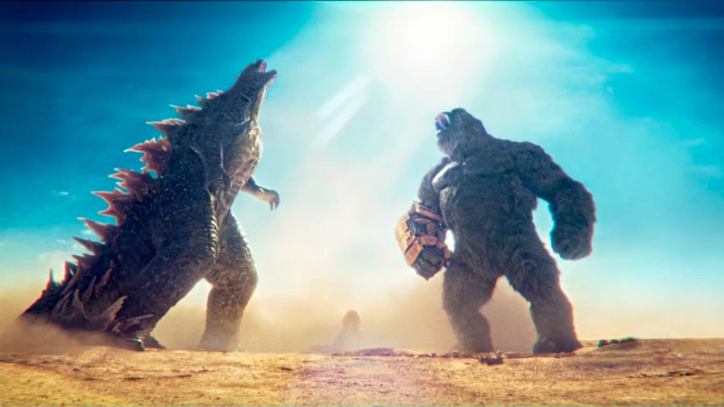 Poster phim hành động Godzilla x Kong: Đế Chế Mới (Nguồn: Internet)