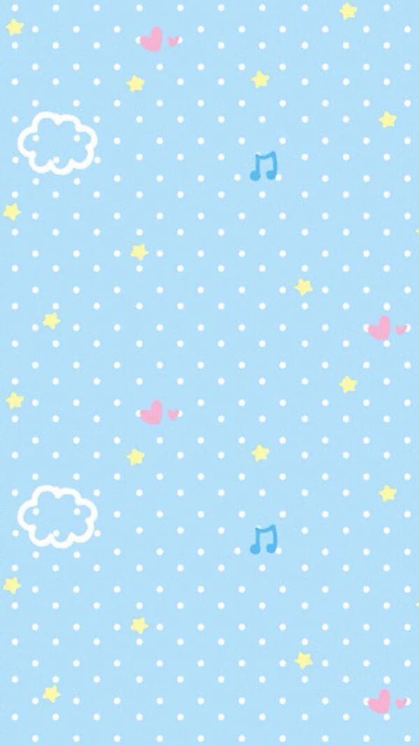 Hình nền iPhone cute anime nữ dễ thương với phong cách màu sắc mềm mại (Nguồn: Internet)