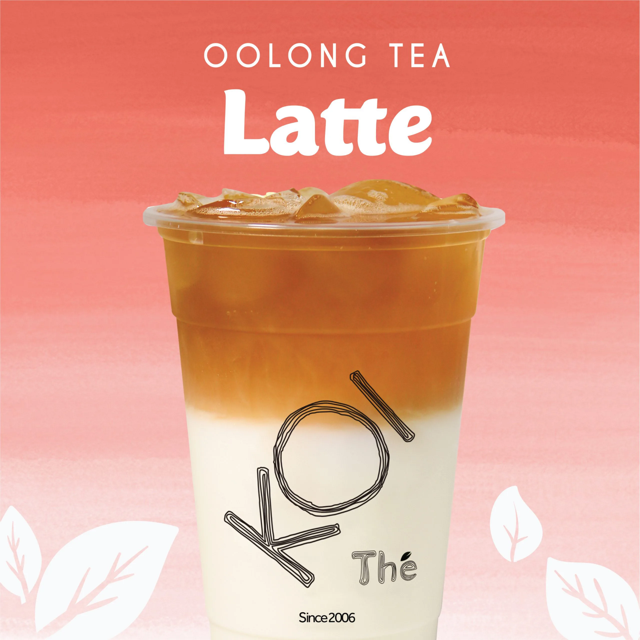 Dòng sản phẩm Tea Latte tươi mới, phân tầng đẹp mắt với sữa tươi nguyên chất (Nguồn: Internet)
