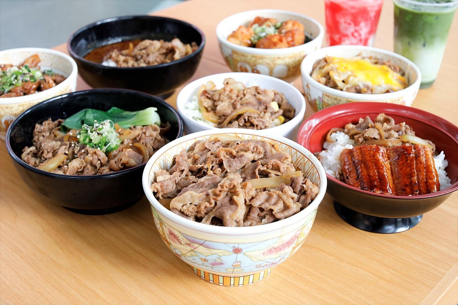 Menu Sukiya siêu đa dạng và hấp dẫn (Nguồn: Internet)