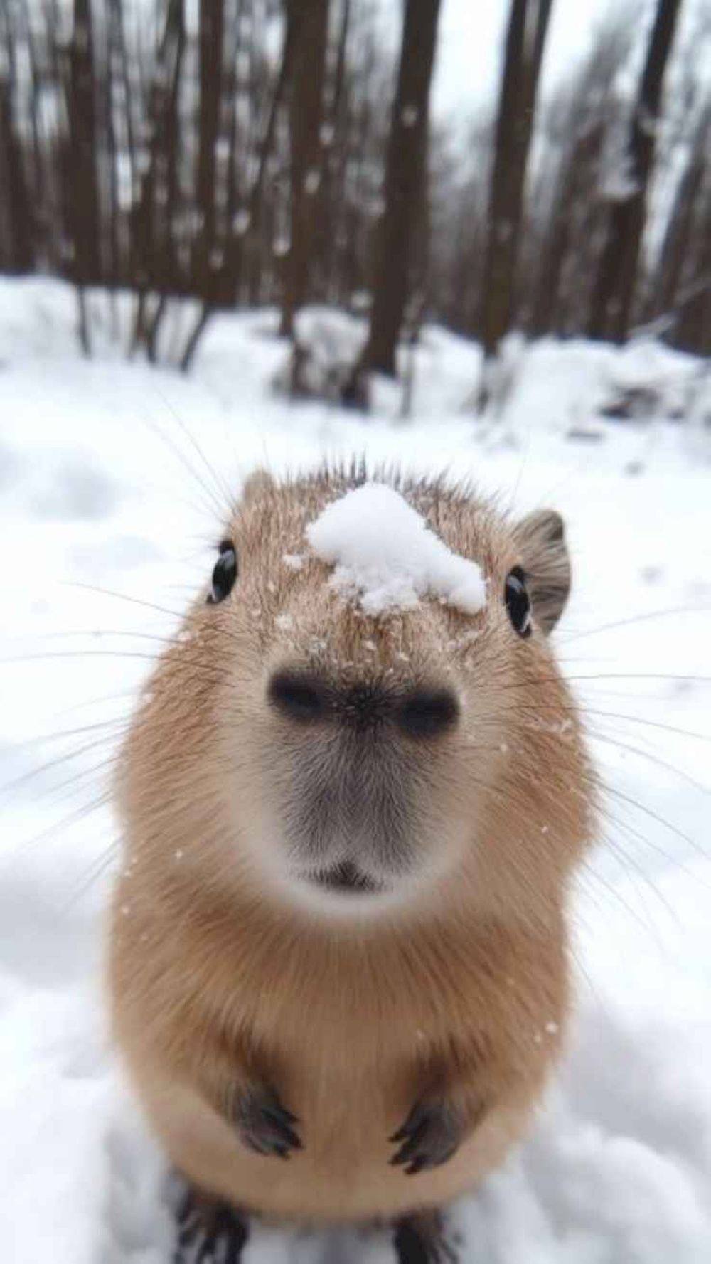 Bộ sưu tập hình nền Capybara cute với phong cách vẽ Chibi cực kỳ bắt mắt cho smartphone (Nguồn: Internet)