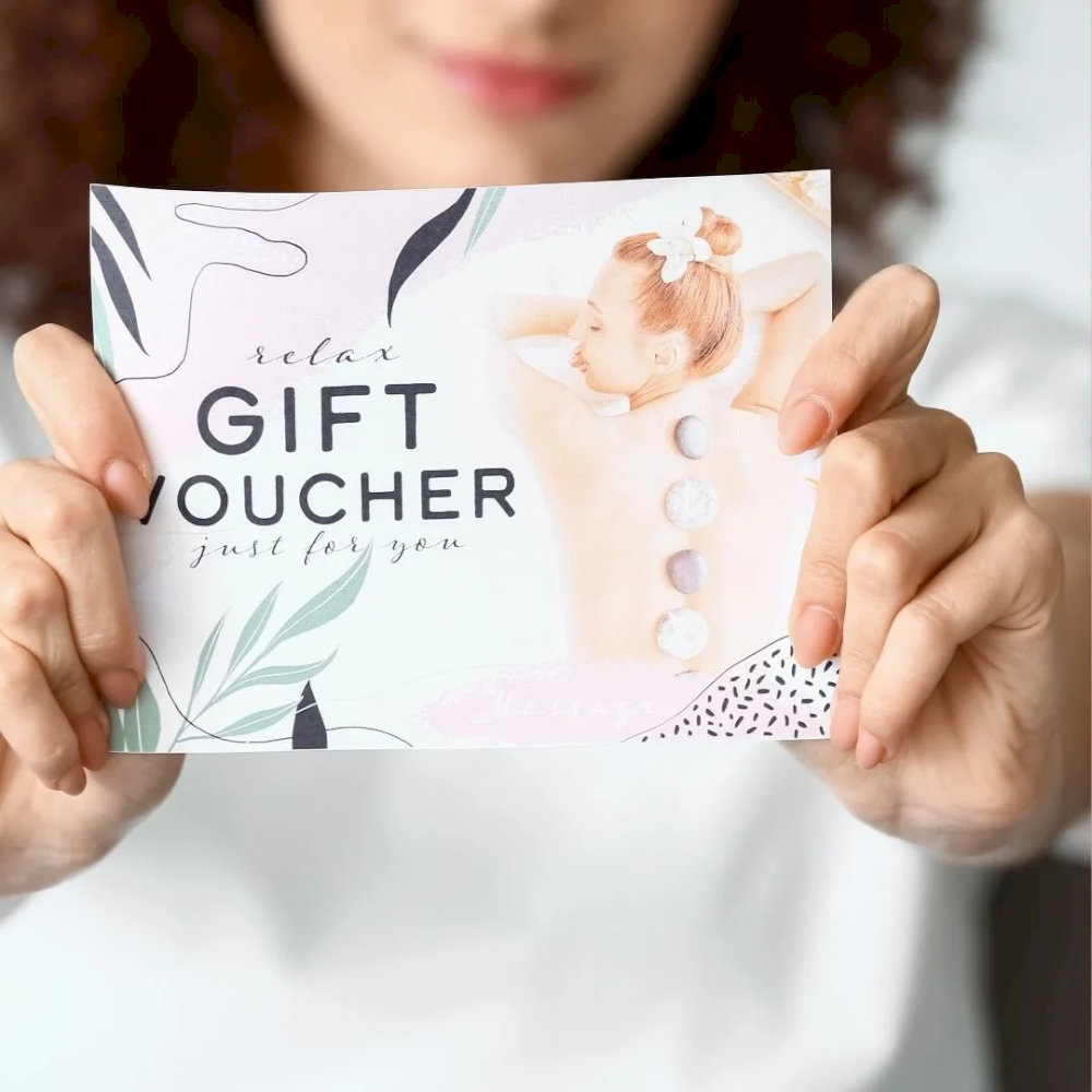 Quà tặng voucher spa (Nguồn: Internet) Quà tặng voucher spa (Nguồn: Internet)