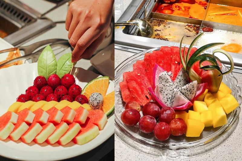Thực khách tự phối các loại gia vị để tạo chén nước chấm hợp khẩu vị. (Nguồn: Internet)
