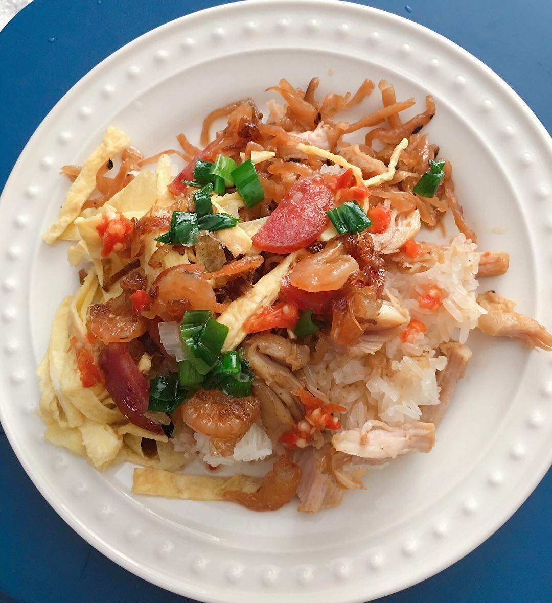 Xôi mặn là món ăn nhanh gọn với mức giá phải chăng (Nguồn: Internet)