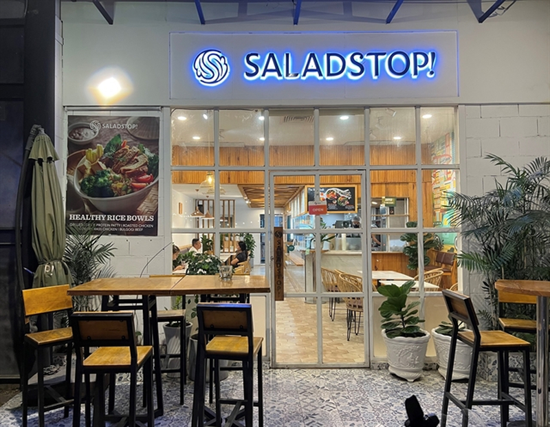 Thương hiệu SaladStop! cung cấp những phần salad và wrap cuộn tươi ngon được tính toán dinh dưỡng minh bạch. (Nguồn: Internet)