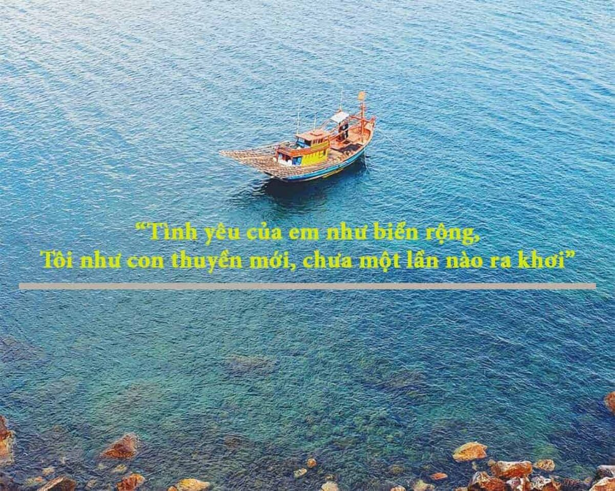 Status đi biển giúp những tấm ảnh trở nên ấn tượng, độc đáo cho người xem (Nguồn: Internet)