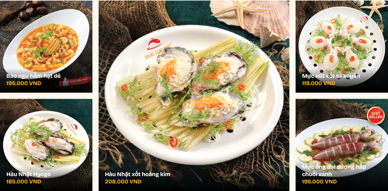 Hải sản được chế biến bằng phương pháp hấp thủy nhiệt, giúp giữ độ tươi, ngọt và hương vị đặc trưng. (Nguồn: Internet)