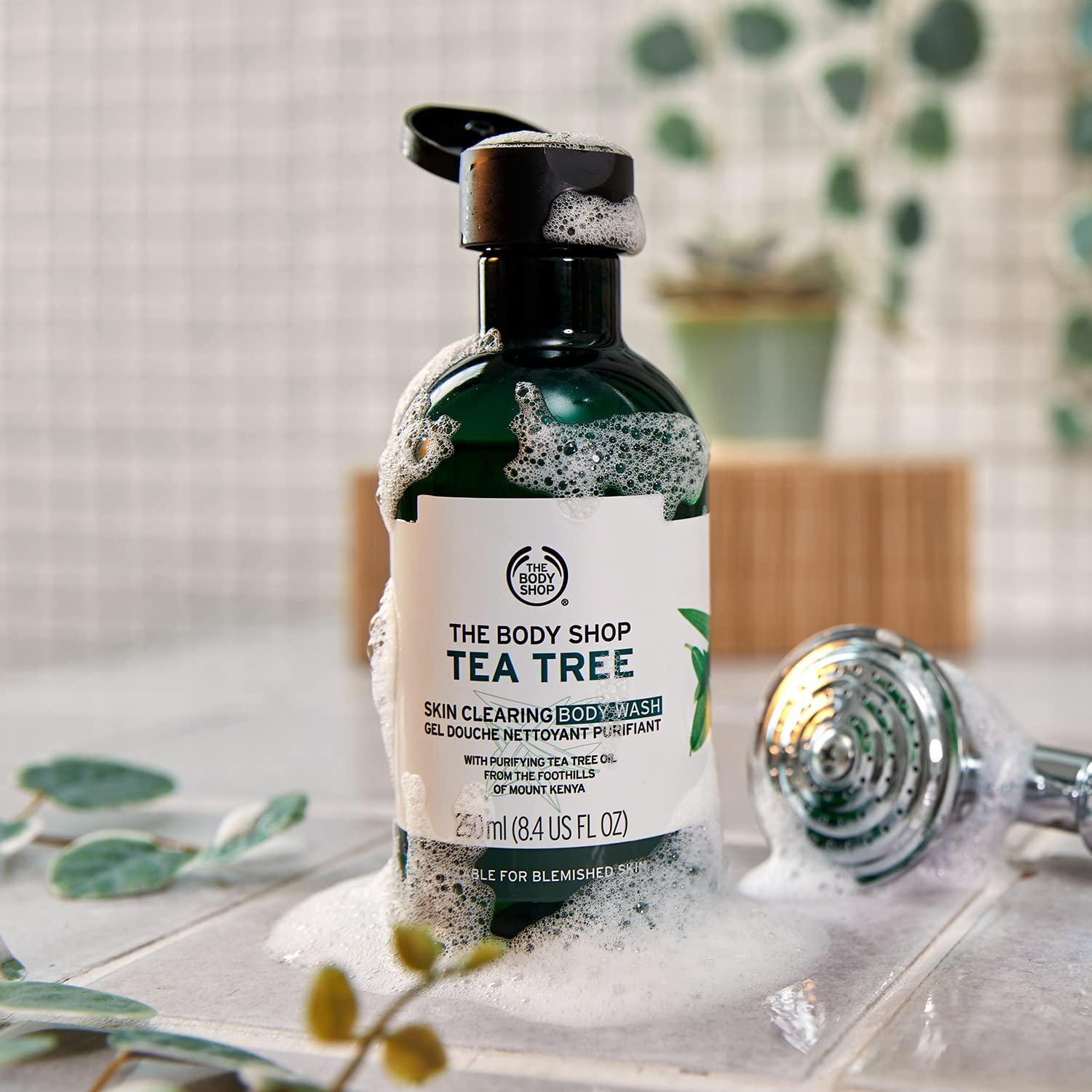 Sữa tắm The Body Shop Tea Tree Skin Clearing Body Wash giúp da luôn mịn màng và tươi mới