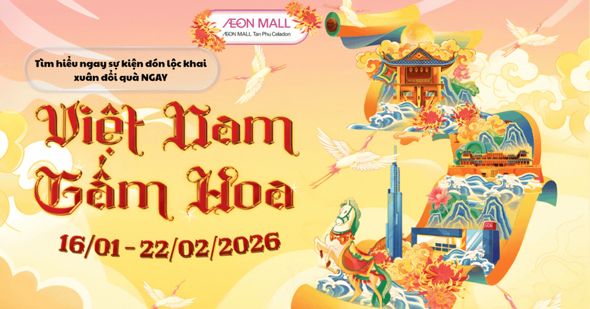 Việt nam Gấm Hoa Aeon Mall Tân Phú