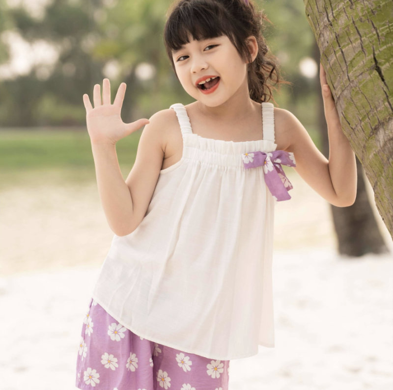 Trang phục trẻ em tại Riomio Store luôn chú trọng chất liệu phù hợp với làn da nhạy cảm (Nguồn: Internet)