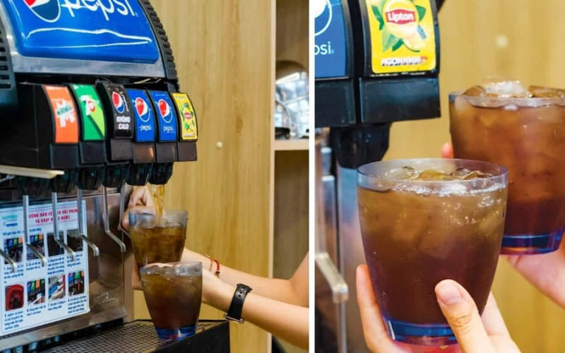 Các loại đồ uống tại quầy đã được bao gồm trong giá vé Các loại đồ uống tại quầy đã được bao gồm trong giá vé