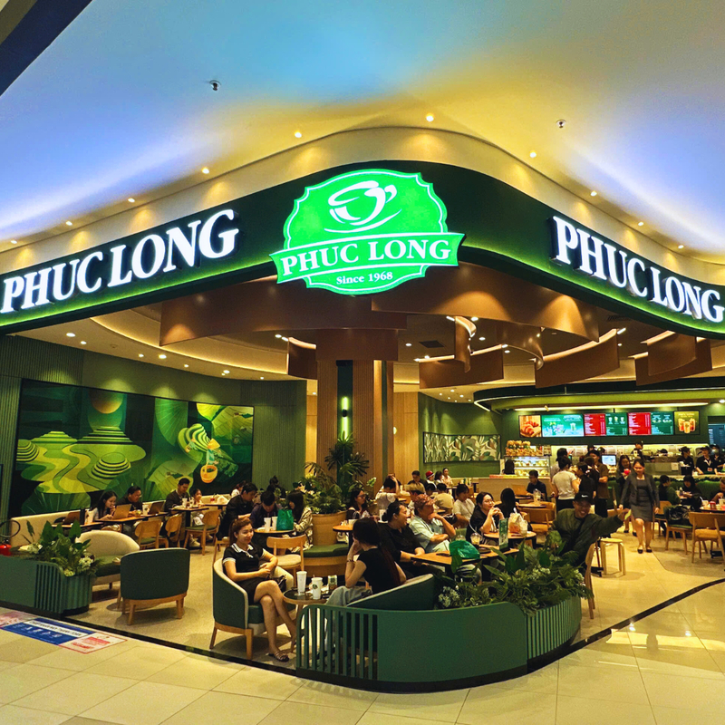 Không gian thưởng thức trà tại Phúc Long (Nguồn: Internet) Không gian thưởng thức trà tại Phúc Long (Nguồn: Internet)