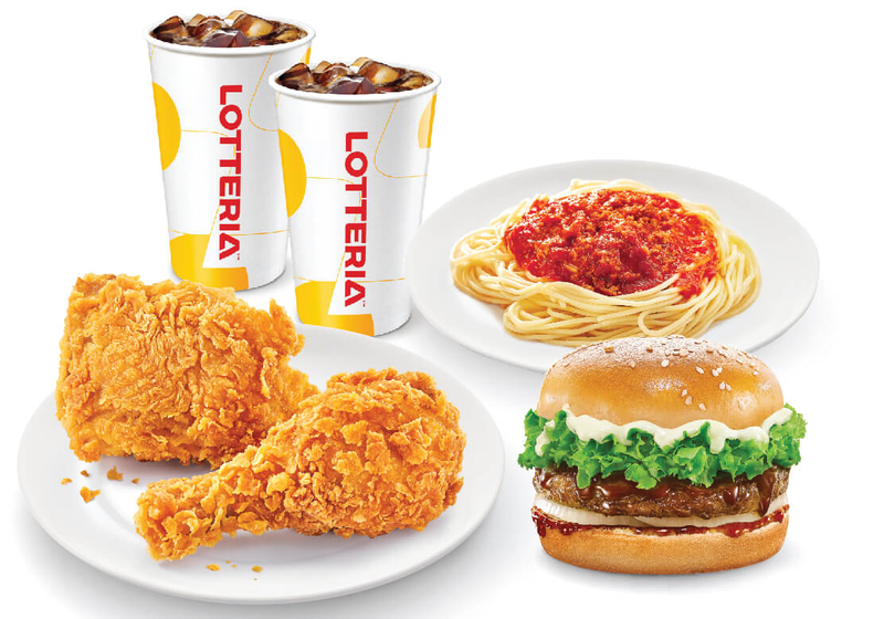 Những món best seller tại Lotteria được nhiều khách hàng yêu thích gồm gà rán, burger và mì Ý với hương vị đặc trưng.