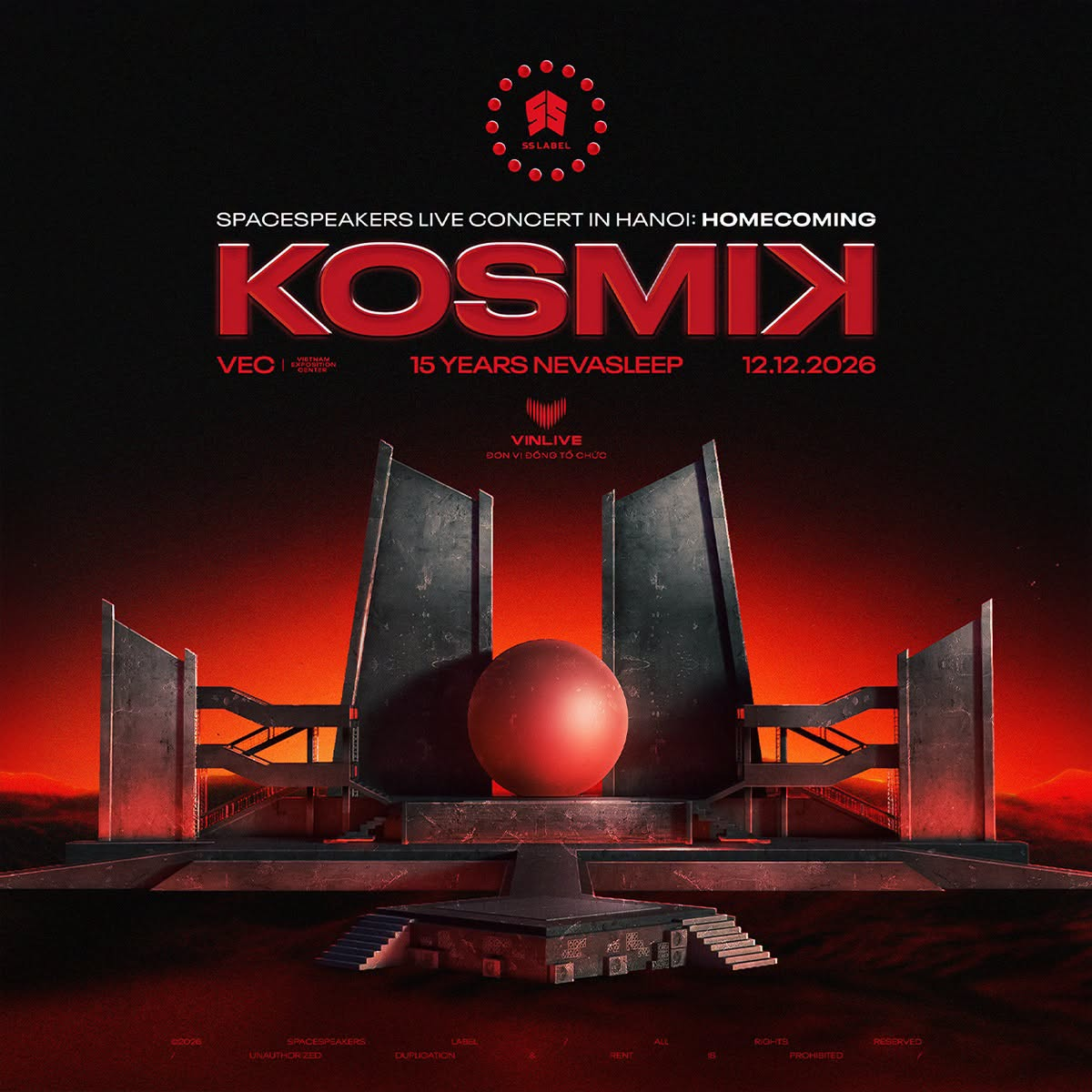 KOSMIK LIVE CONCERT 2026 IN HANOI: HOMECOMING dự kiến diễn ra tại Trung tâm Triển lãm Việt Nam, Hà Nội. (Nguồn: Internet)