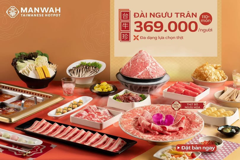 Sự đa dạng của các phần cắt bò trong gói Đài Ngưu Trân (Nguồn: Internet)