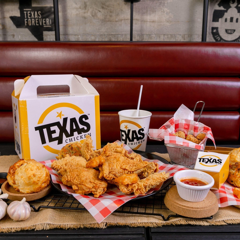 Set gà rán có xương giữ trọn hương vị nguyên bản nhất của Texas Chicken.