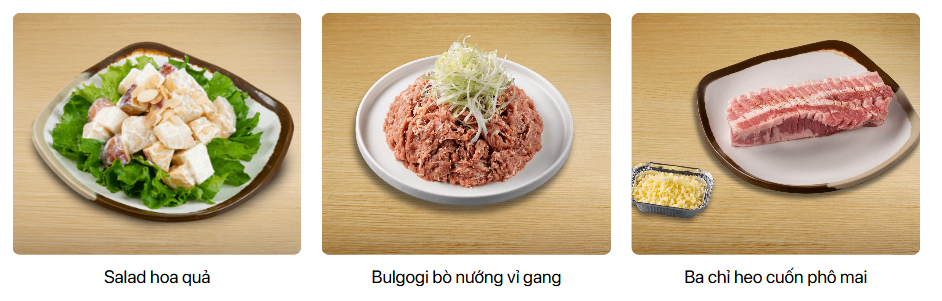 Các món tặng một lần