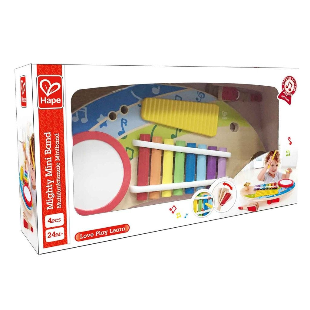 Nhạc cụ mini giúp bé gái phát triển khả năng cảm thụ âm nhạc một cách tự nhiên. (Nguồn: Internet)