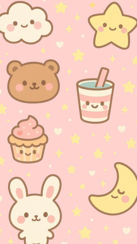Hình nền iPhone cute đồ ăn dễ thương với phong cách ngọt ngào và sinh động (Nguồn: Internet)