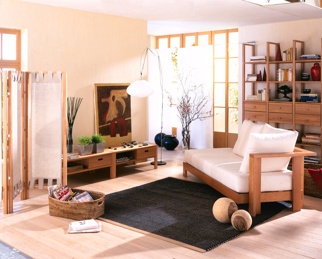 Kệ gỗ tối giản phong cách Hàn Quốc (Nguồn: Internet)